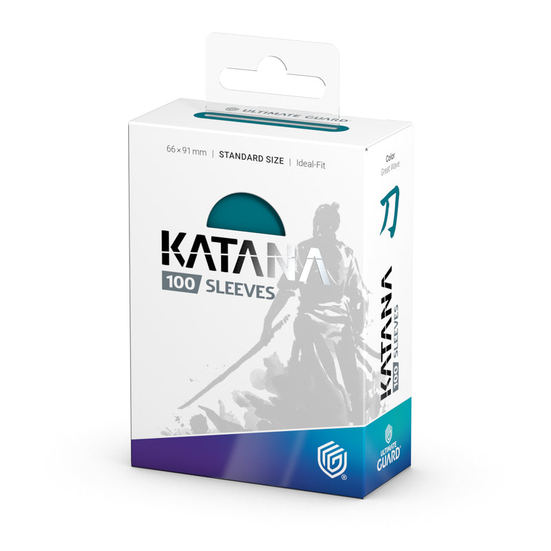 UG - Katana Sleeves Great Wave (Teal) - 100 Pack Standard Cards