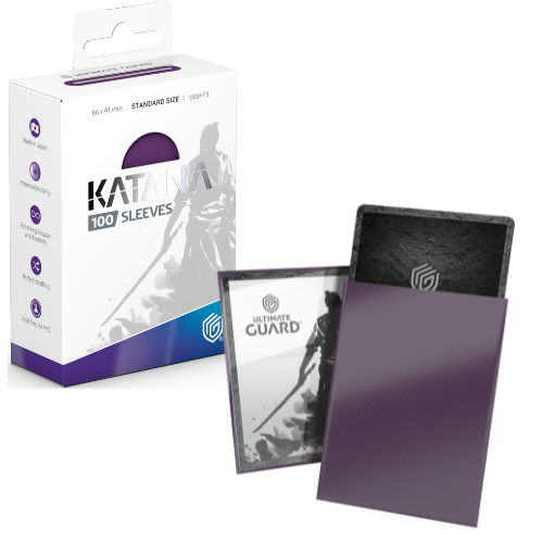 UG - Katana Sleeves Iris Bloom (Purple) - 100 Pack Standard Cards
