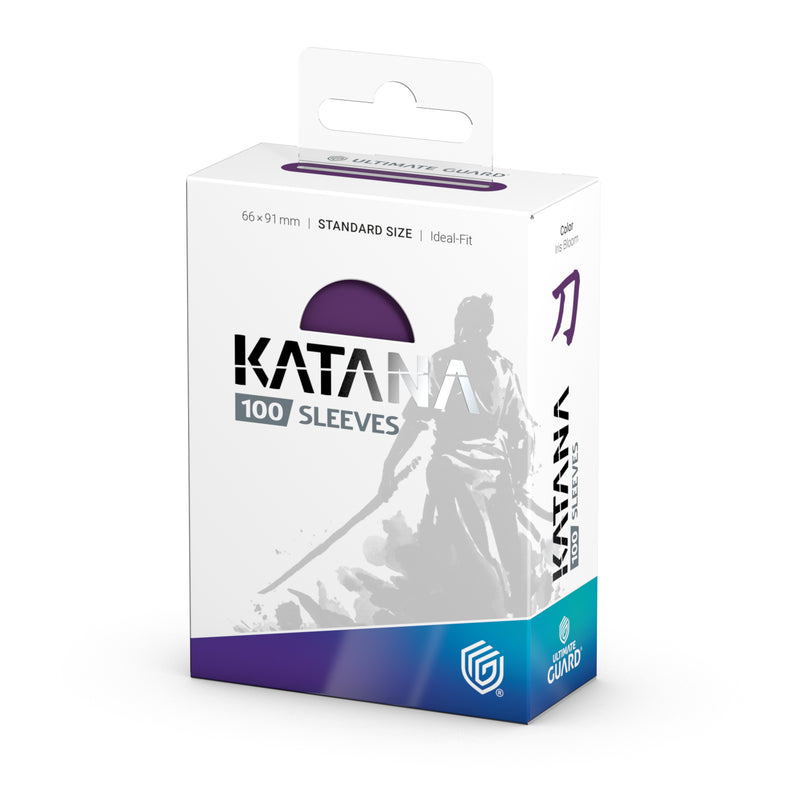 UG - Katana Sleeves Iris Bloom (Purple) - 100 Pack Standard Cards