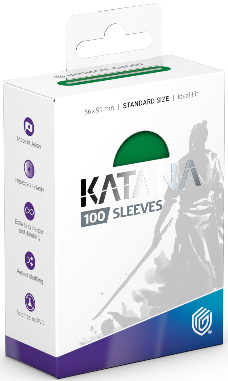 UG - Katana Sleeves Jade Garden (Green) - 100 Pack Standard Cards