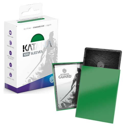 UG - Katana Sleeves Jade Garden (Green) - 100 Pack Standard Cards