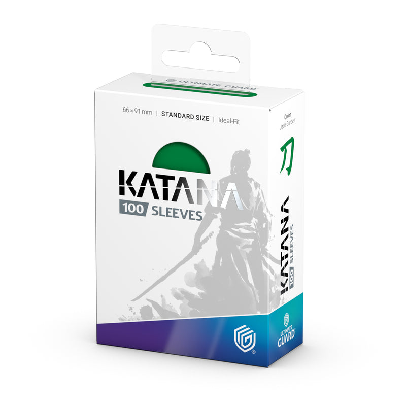 UG - Katana Sleeves Jade Garden (Green) - 100 Pack Standard Cards