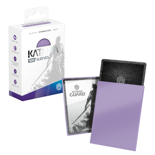 UG - Katana Sleeves Summer Cloud (Light Purple Lilac) - 100 Pack Standard Cards