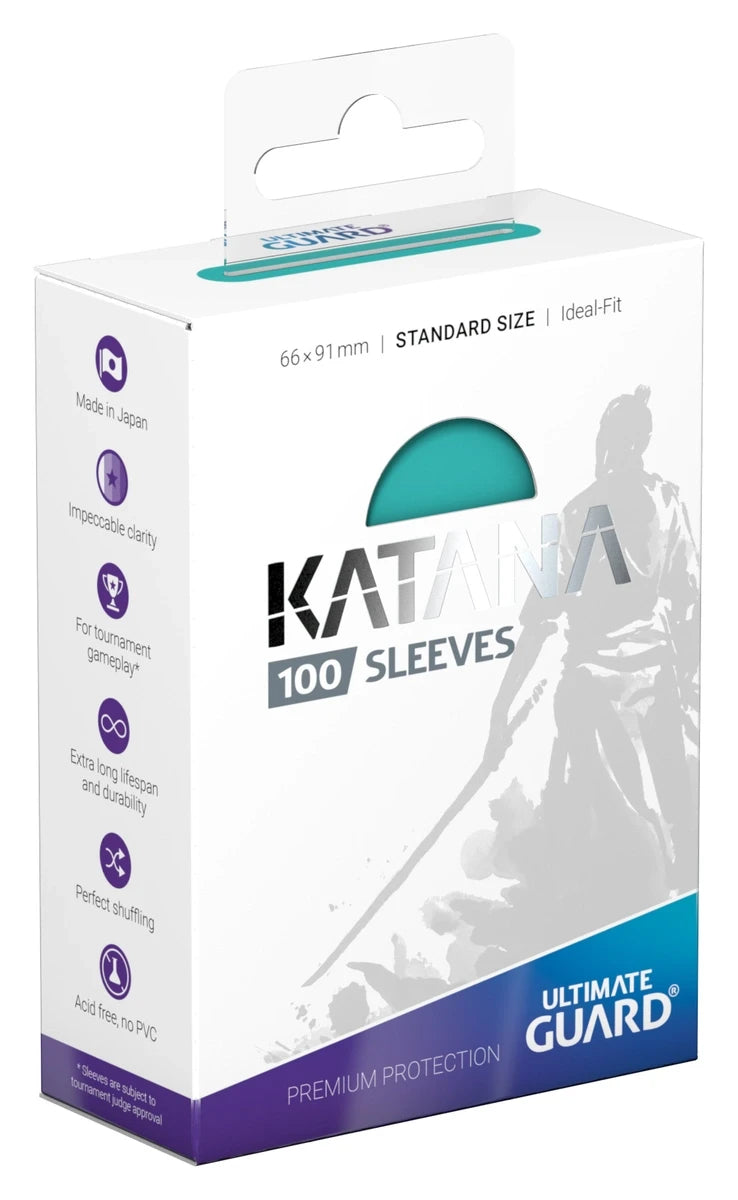 UG - Katana Sleeves Turquoise - 100 Pack Standard Cards