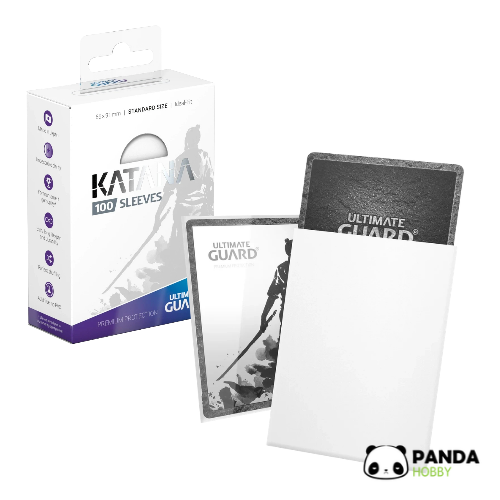 UG - Katana Sleeves White - 100 Pack Standard Cards