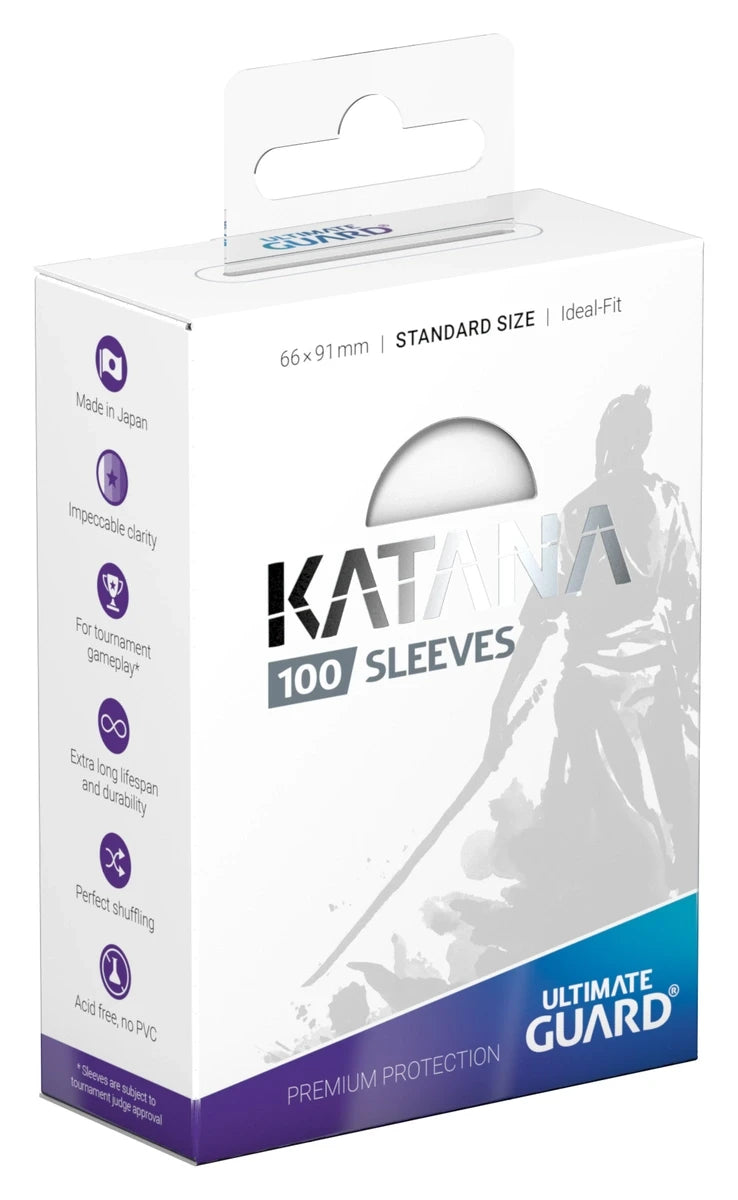 UG - Katana Sleeves White - 100 Pack Standard Cards