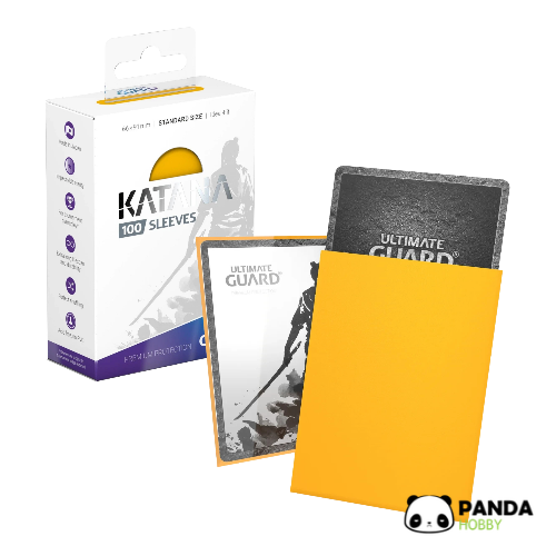 UG - Katana Sleeves Yellow - 100 Pack Standard Cards
