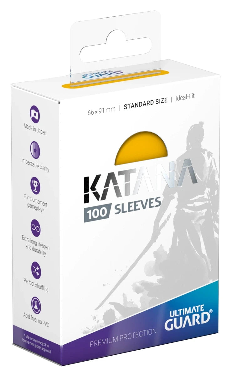 UG - Katana Sleeves Yellow - 100 Pack Standard Cards