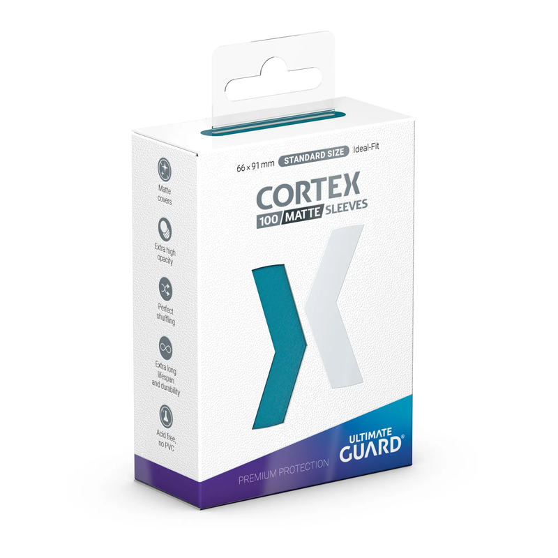 UG - Matte Cortex Sleeves Standard Size (100 Count) - Petrol