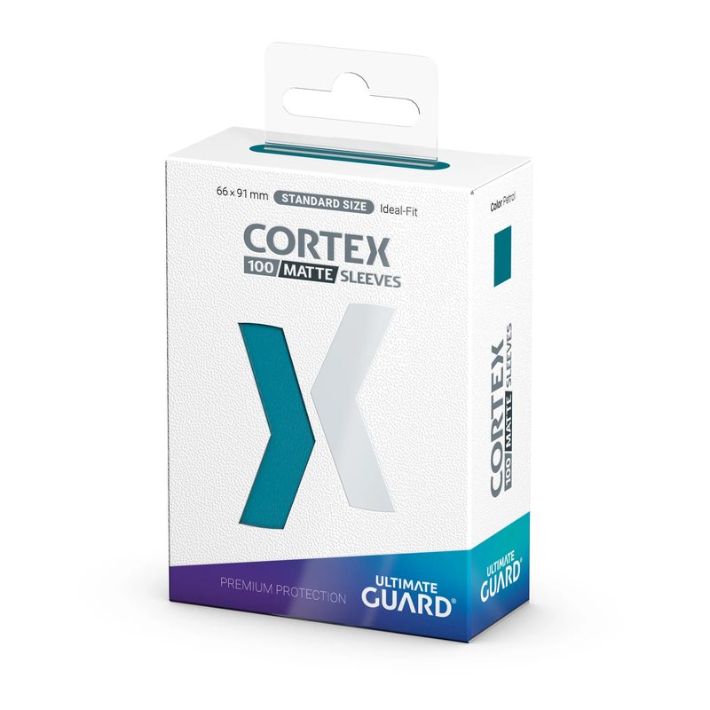 UG - Matte Cortex Sleeves Standard Size (100 Count) - Petrol