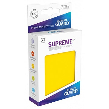 UG - Yellow Supreme UX Sleeves Standard Size (80 Count)