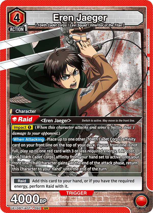Union Arena - Attack on Titan Booster [UE10BT]