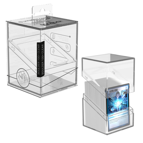 Boulder Deck Case 100+ - Clear Transparent