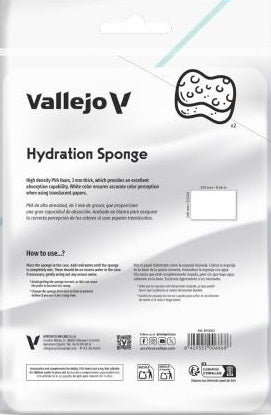 Vallejo Wet Palette Reusable Hydration Sponges 2ct