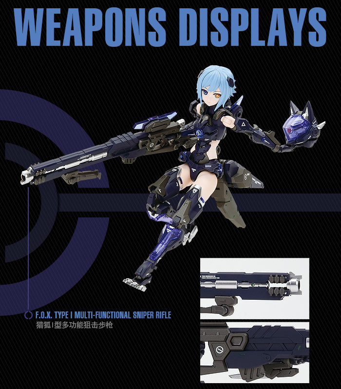 Vivienne Hayha F.O.X. Long-Range Striker Unit - Cyber Forest [Fantasy Girls] 1/12
