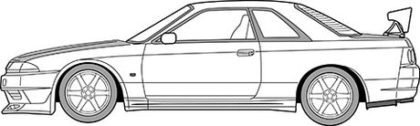 Wangan Midnight 6 Nissan Skyline GT-R (R32) Tomoya 1/24