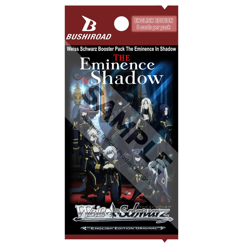 Weiss Schwarz - The Eminence In Shadow Booster - English Edition Original (1st Edition)