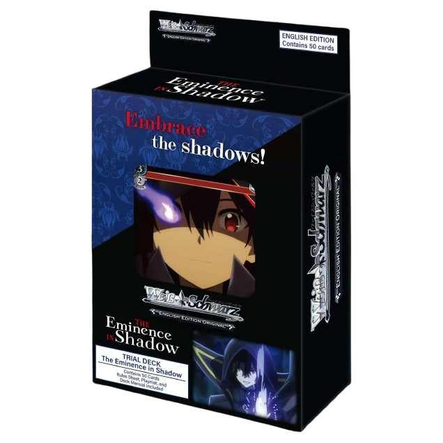 Weiss Schwarz - The Eminence In Shadow Trial Deck - English Edition