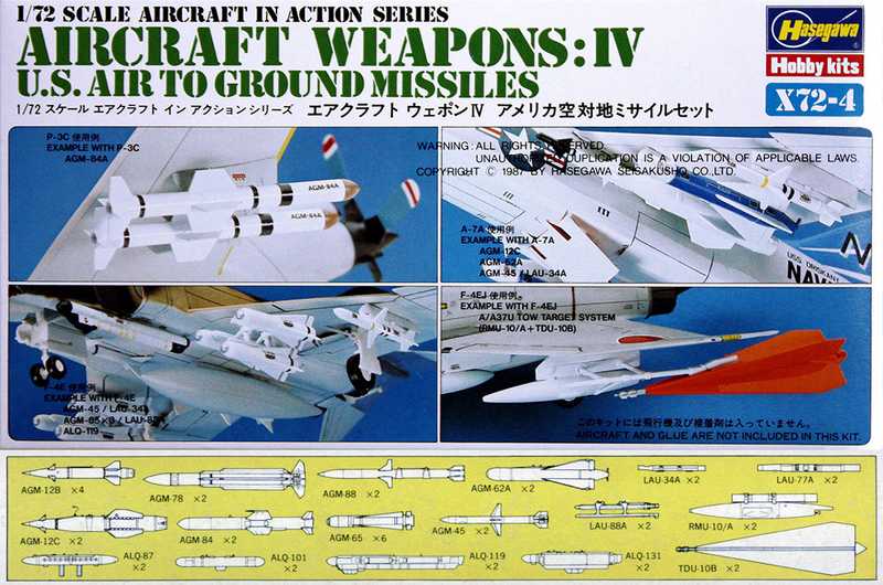 [X72-4] U.S. Aircraft Weapons IV 1/72