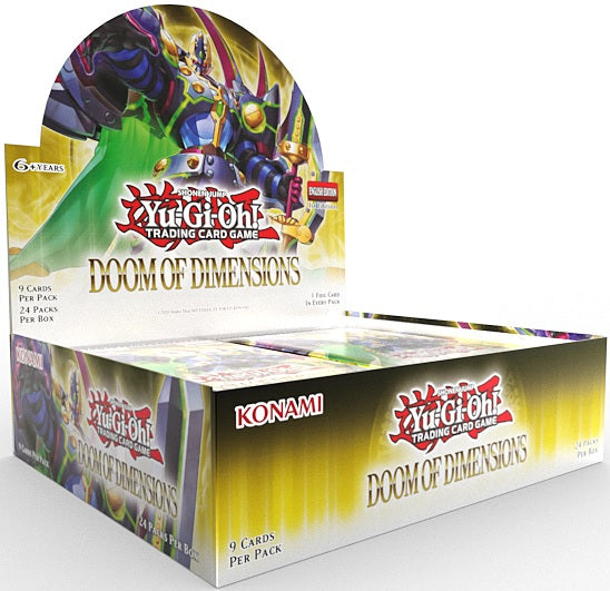 Yu-Gi-Oh TCG -Dooms Of Dimensions Booster Box (1st Edition)