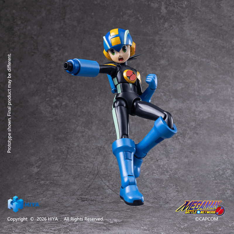 [Preorder][ETA Q1 2027] HIYA Exquisite Basic Series None Scale 4.9 Inch Mega Man Battle Network Series MegaMan.EXE Action Figure