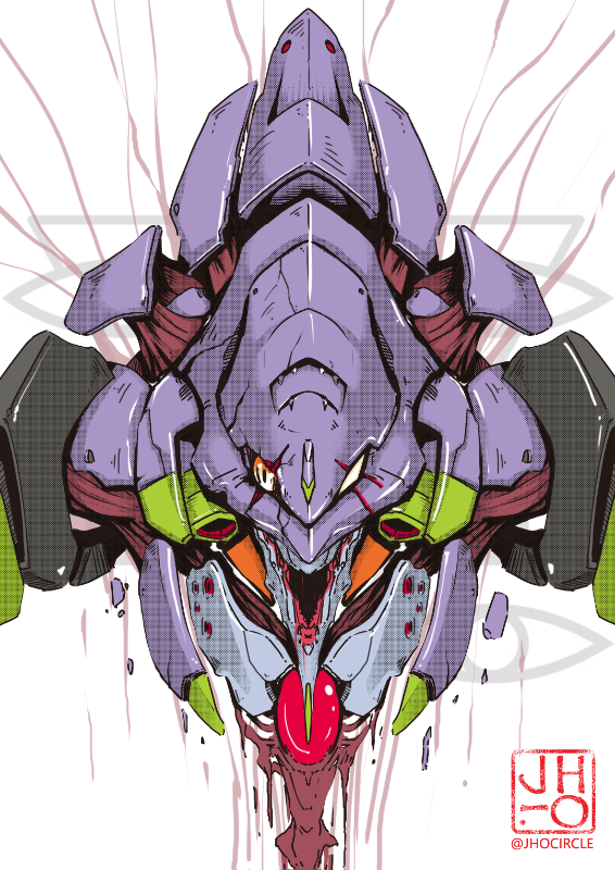 JHo | Evangelion Unit-01 | B4 Art Print