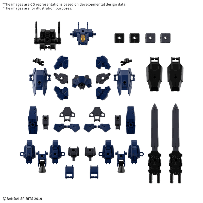 [Preorder][ETA Q2 2027] 30MM 1/144 Option Parts Set 25 (Full Armor Unit 3/Multi-Joint)