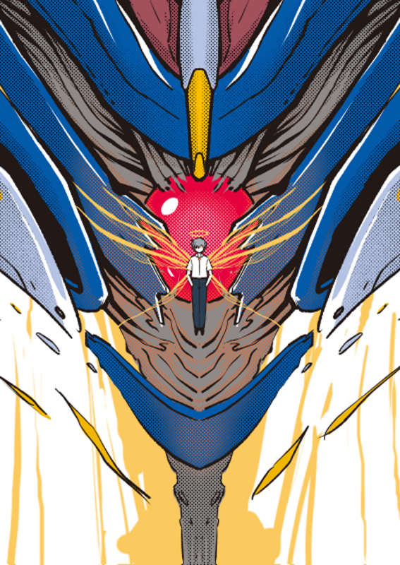 JHo | Evangelion Unit-06 | B5 Art Print