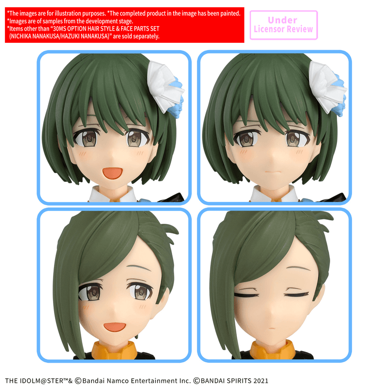 [Preorder][ETA Q2 2027] 30MS Option Hair Style & Face Parts Set (Nichika Nanakusa/Hazuki Nanakusa)