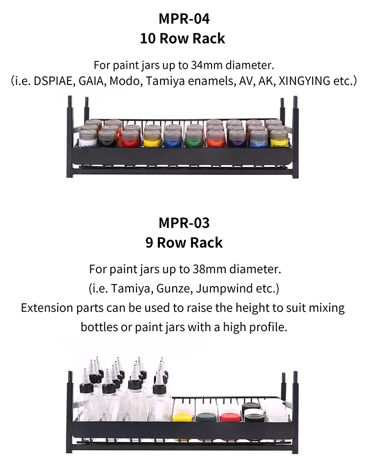 Dspiae MPR Desktop Mini Modular Paint Rack