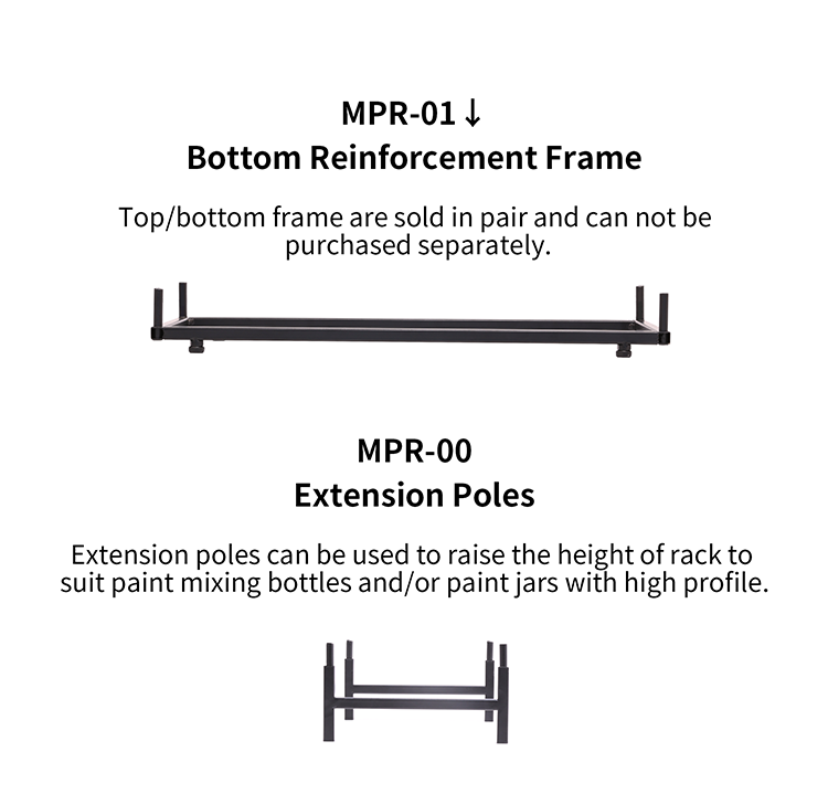 Dspiae MPR Desktop Mini Modular Paint Rack