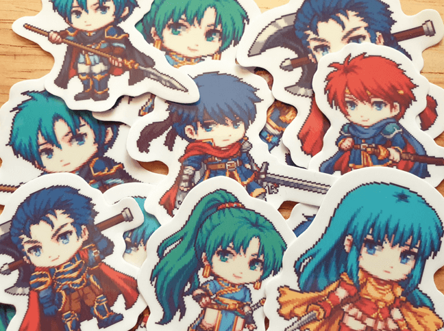 Fire Emblem Stickers Set of 6