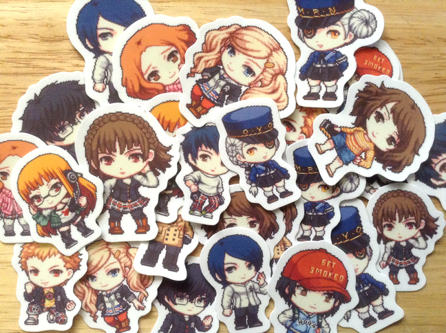 Persona 5 Stickers Set of 9