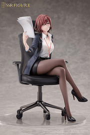 [Preorder][ETA Aug 28, 2027] SSR FIGURE THE IDOLM@STER SHINY COLORS × Mahjong Soul Madoka Higuchi Effortless Work Ver. 1/7 Scale Figure