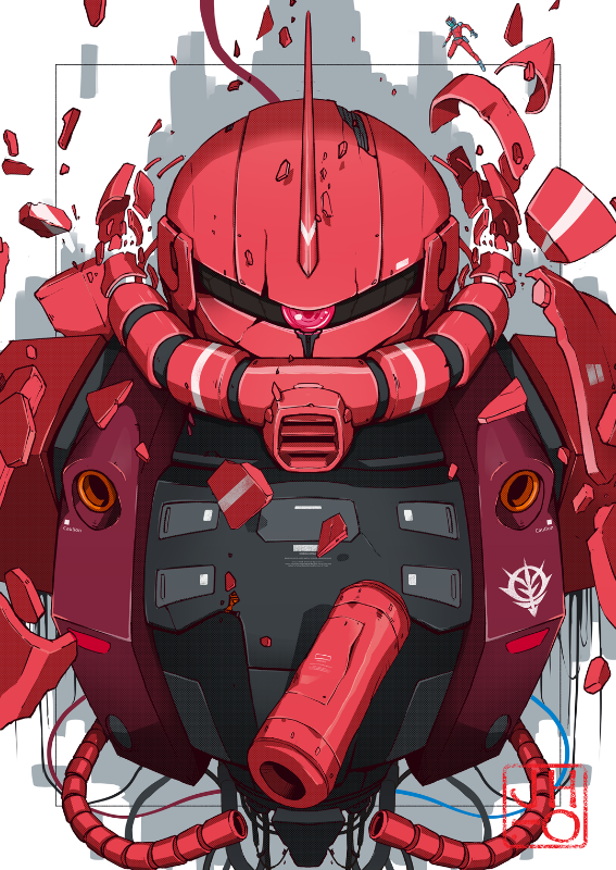 JHo | Char's Zaku II | B4 Art Print