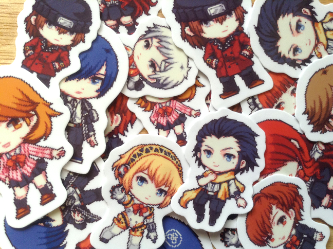 Persona 3 Stickers Set of 11