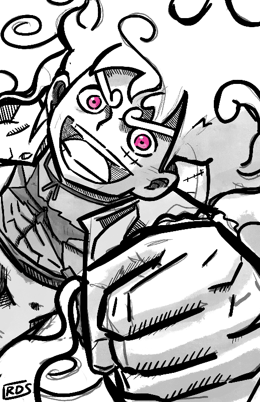 Print - One Piece - Luffy