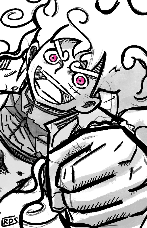 Print - One Piece - Luffy