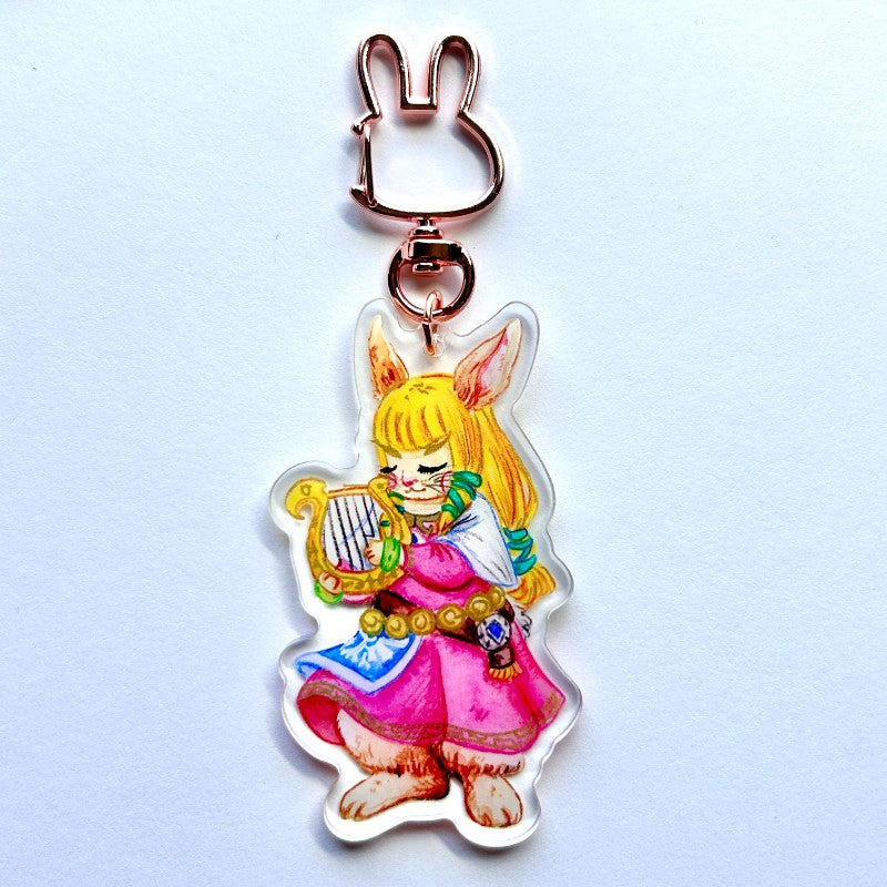 Zelda Bunny - Legend of Zelda - Acrylic Keychain