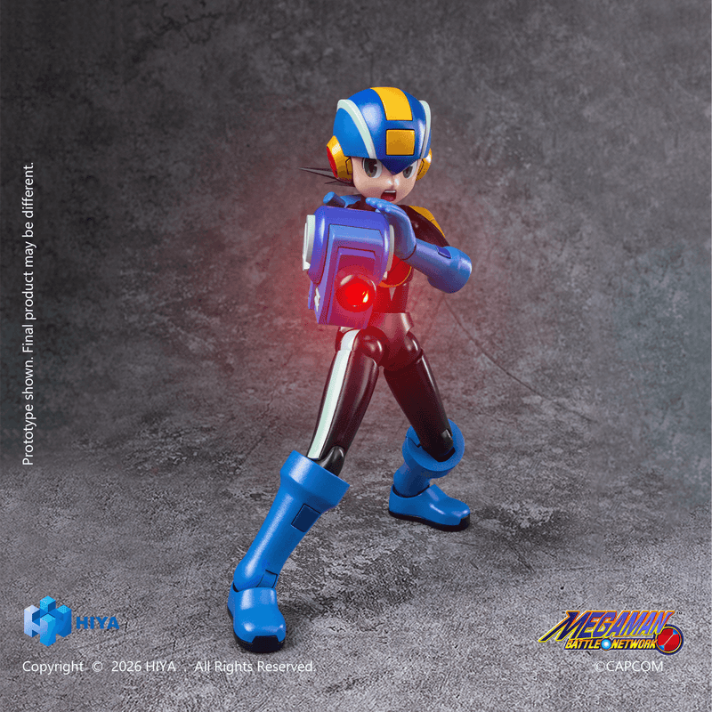 [Preorder][ETA Q1 2027] HIYA Exquisite Basic Series None Scale 4.9 Inch Mega Man Battle Network Series MegaMan.EXE Action Figure