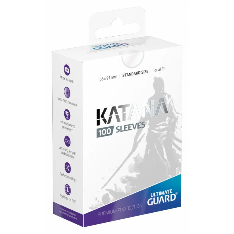 UG - Katana Sleeves Clear - 60 Pack Standard Cards