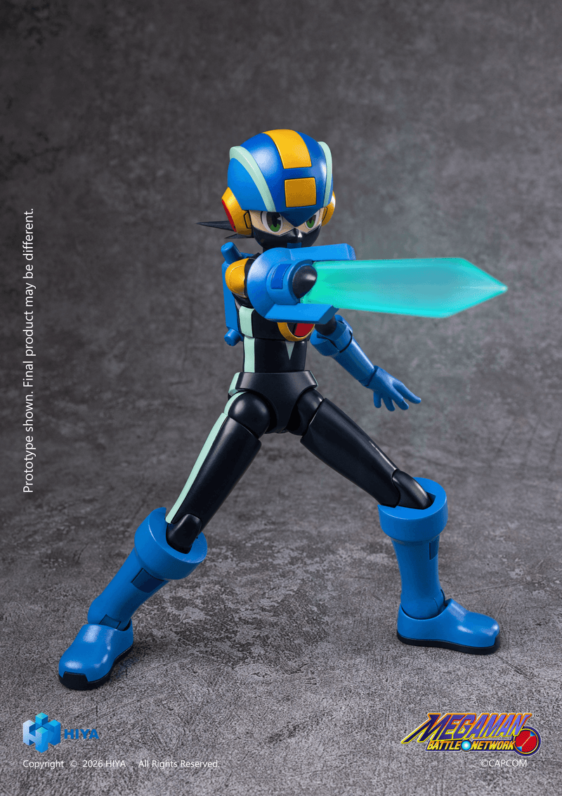 [Preorder][ETA Q1 2027] HIYA Exquisite Basic Series None Scale 4.9 Inch Mega Man Battle Network Series MegaMan.EXE Action Figure