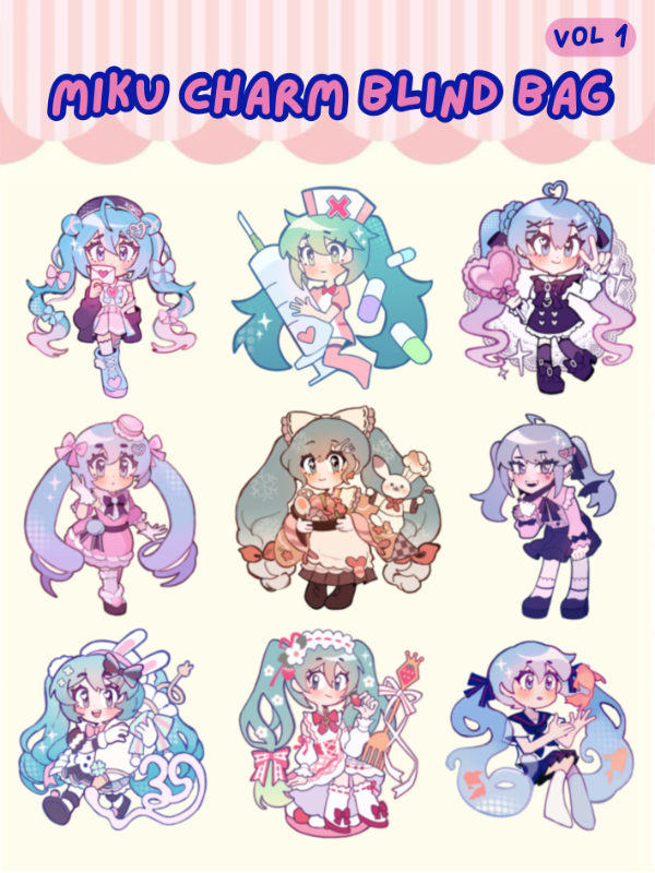 Hatsune Miku vol 1 - Phone Charm Blind Bag
