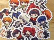 Persona 4 Stickers Set of 9