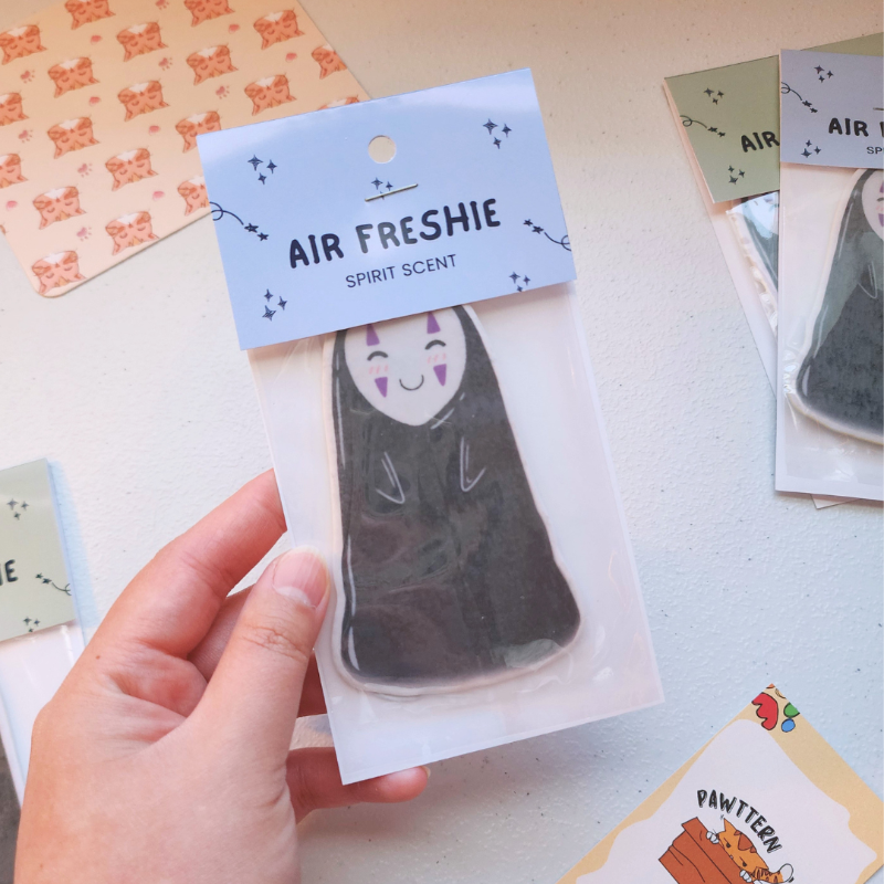 Ghibli No Face Fan Art Air Freshener (Spirit)