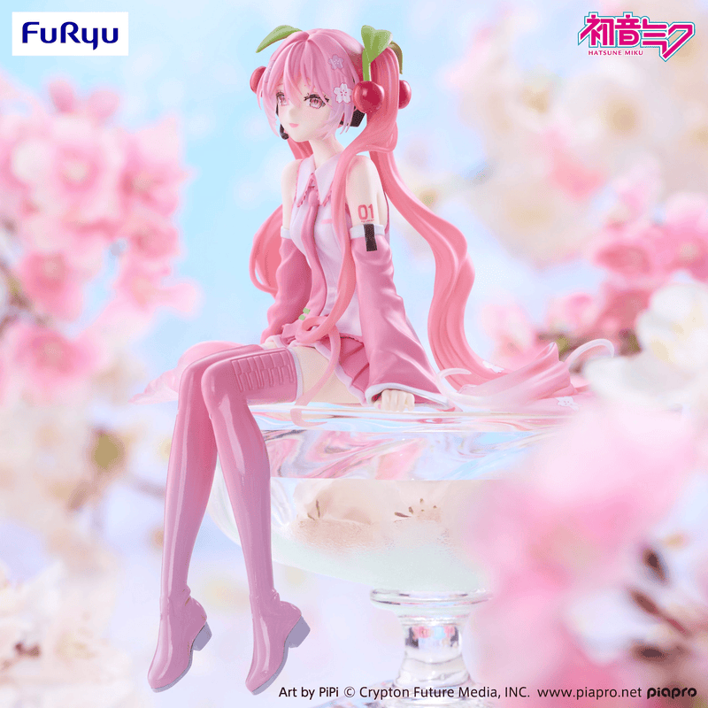[Preorder][ETA Q2 2027] Hatsune Miku Noodle Stopper Figure -Sakura Miku 2026 Smile ver.-