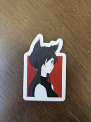 Anime Girls - Vinyl Stickers  (Set of 5)