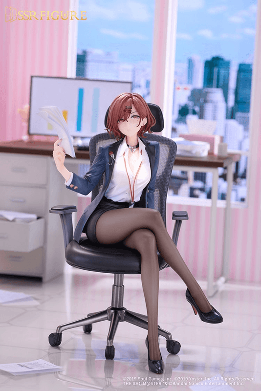 [Preorder][ETA Aug 28, 2027] SSR FIGURE THE IDOLM@STER SHINY COLORS × Mahjong Soul Madoka Higuchi Effortless Work Ver. 1/7 Scale Figure