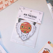 Ghibli Princess Mononoke Fan Art Air Freshener (White Musk)
