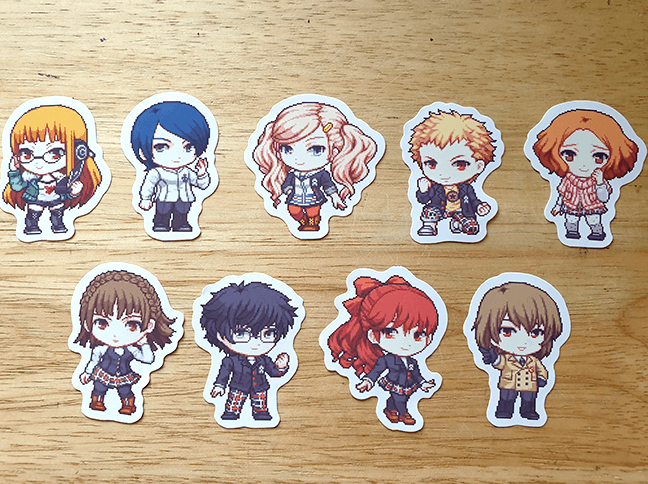 Persona 5 Stickers Set of 9